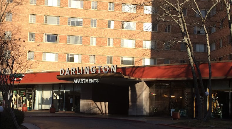 The Darlington Apartments are located on Peachtree Street in Buckhead. ELLEN ELDRIDGE / ELLEN.ELDRIDGE@AJC.COM
