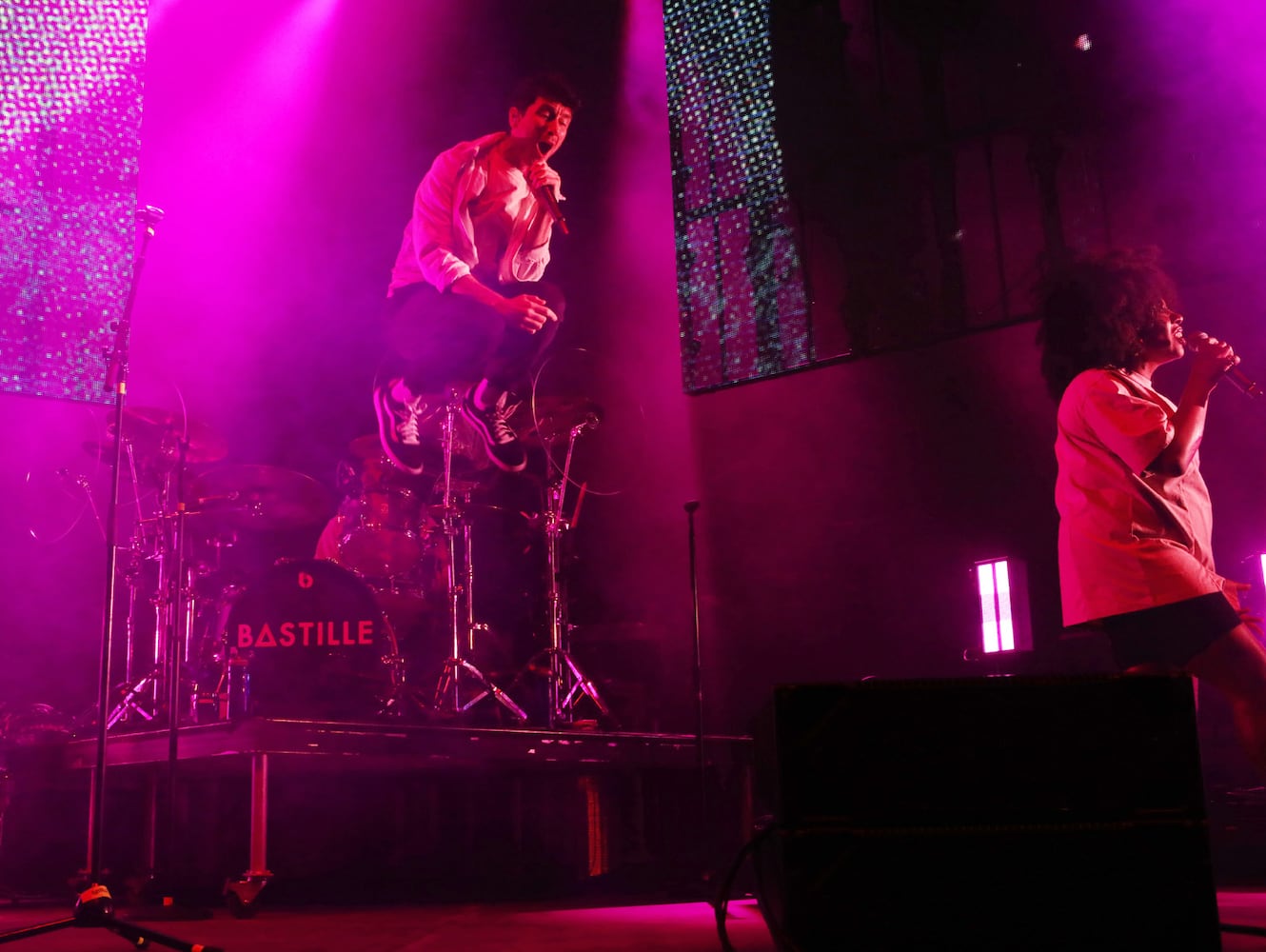 -- Bastille
Duran Duran, Nile Rodgers & CHIC and Bastille Rocked State Farm Arena on Thursday, June 15, 2023 on Duran Duran's Future Past tour.
Robb Cohen for the Atlanta Journal-Constitution