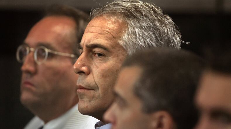 Jeffrey Epstein, a wealthy Palm Beach resident charged with having teenage girls give him sexual massages, pleaded guilty to prostitution solicitation charges in Palm Beach County Circuit Court on June 20, 2008. (Uma Sanghvi / The Palm Beach Post)