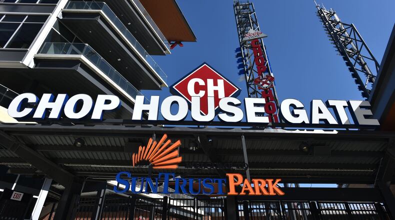 The Braves’ first regular-season game in SunTrust Park will be on April 14 against the San Diego Padres. HYOSUB SHIN / HSHIN@AJC.COM