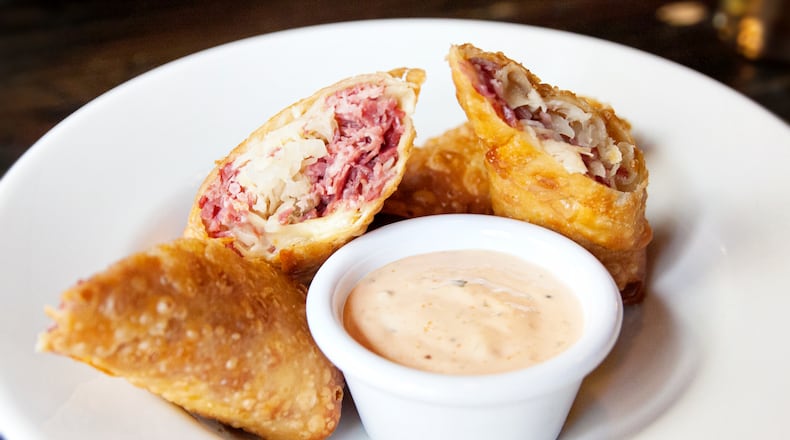 Reuben Egg Rolls at Olde Blind Dog / Photo by Chelsea Eidson