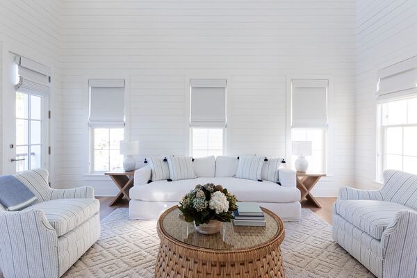 The Court near Santa Rosa beach provides a base for visitors to relax and unwind in elegant beach-inspired surroundings. 
Courtesy of The Court