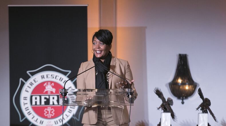 Atlanta Mayor Keisha Lance Bottoms on Wednesday announced that the head of the city’s infrastructure improvement program will become the commissioner of the new department of transportation. BOB ANDRES / robert.andres@ajc.com