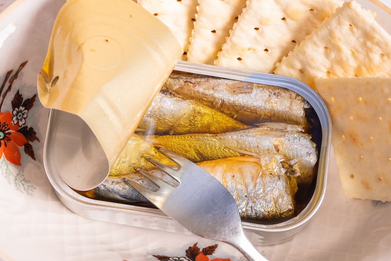 Canned sardines have become a viral TikTok trend, with users touting the fish for its potential skin-health benefits. (Heather Willensky/The New York Times)