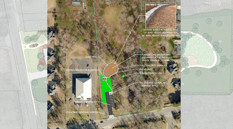 Alpharetta recently approved a contract for Mid Broadwell Park improvements. (Courtesy City of Alpharetta)