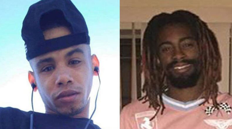 Joshua Lee Jackson (left) and Derrick Davion Ruff went missing from Athens on Dec. 18. On Sunday, nearly three months later, police found their bodies in Gwinnett County.