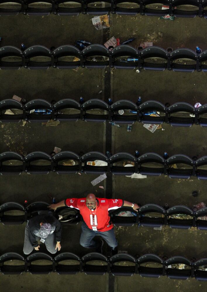 View from above the Georgia Dome