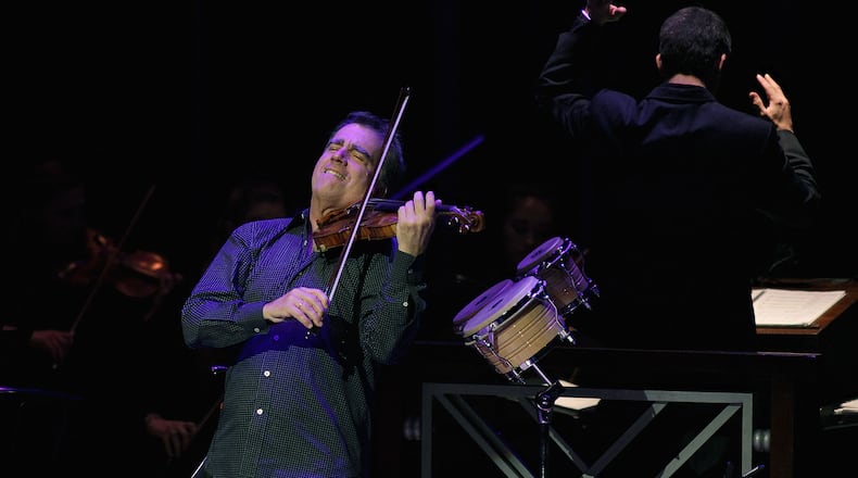 ATLANTA - September 29, 2019 --  Internationally renowned violinist Robert McDuffie performing at Atlanta Symphony Hall  Sunday, September 29, 2019 as a part of the "A Night of Georgia Music show. (Special to the AJC/Akili-Casundria Ramsess/Eye of Ramsess Media)