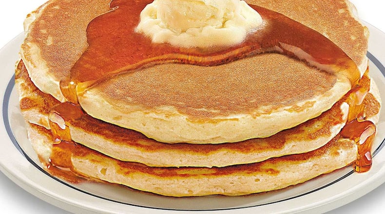 IHOP will celebrate its 58th anniversary today, July 12, 2016, by offering a short stack of its buttermilk pancakes for 58 cents from 7 a.m. to 7 p.m. CONTRIBUTED