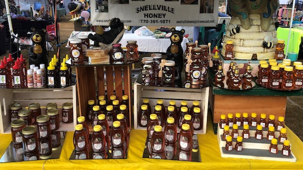 Honey from Snellville Honey. Courtesy of Snellville Honey