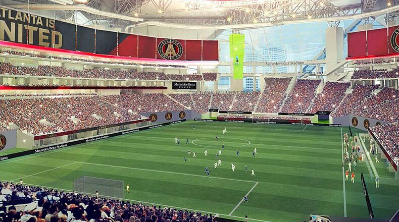 Atlanta United will begin play in MLS in 2017 in Mercedes-Benz Stadium.