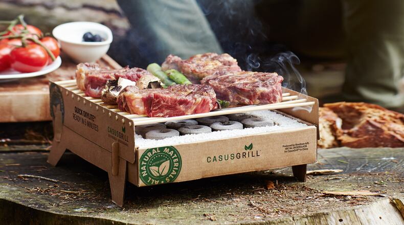 Instant Biodegradable Grill from The Grommet