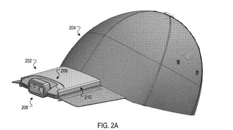 The Google Hat, with camera for sending photos and videos to friends, and for personal safety (U.S. Patent and Trademark Office/TNS)