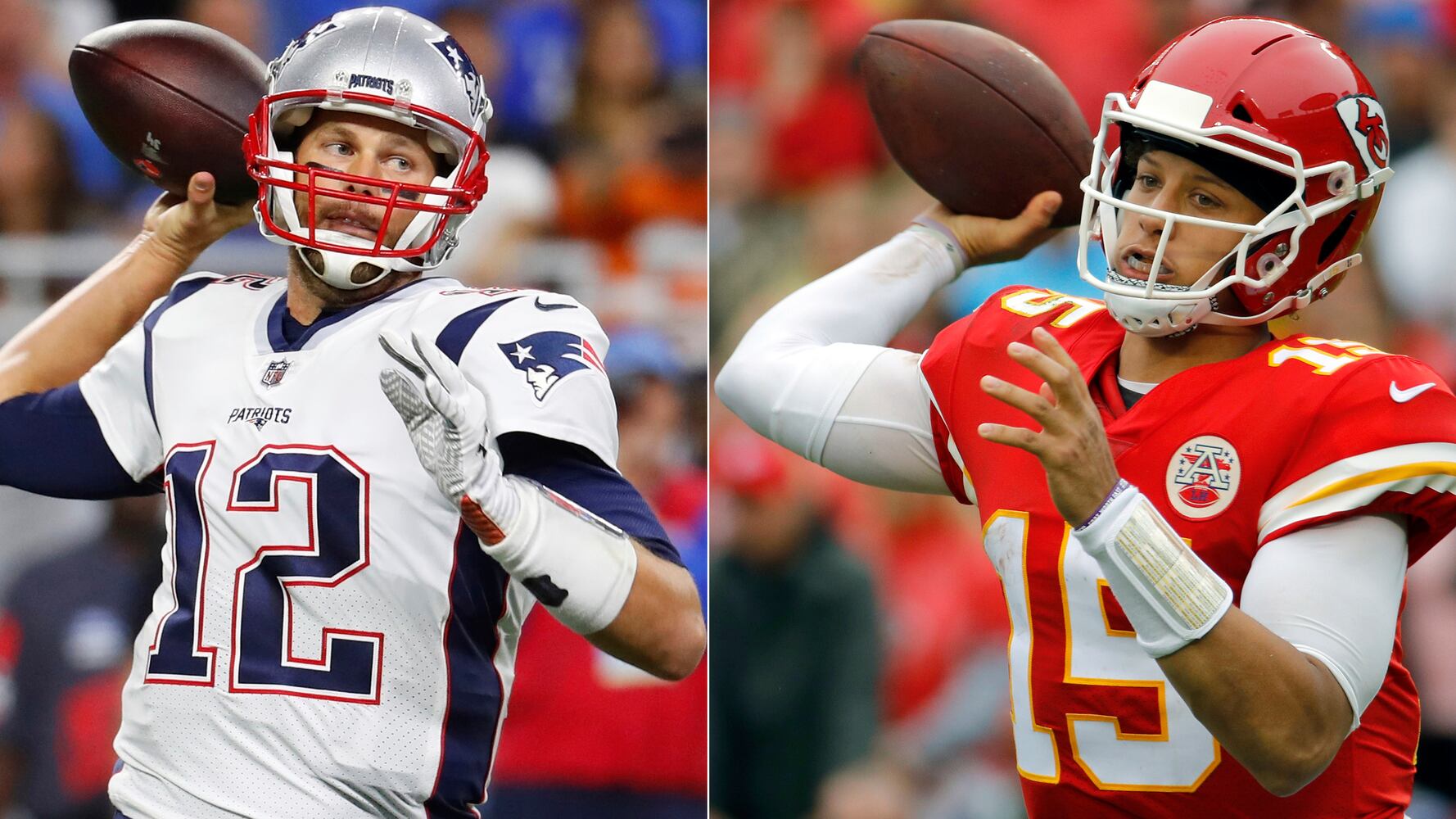 Tom Brady, Patrick Mahomes