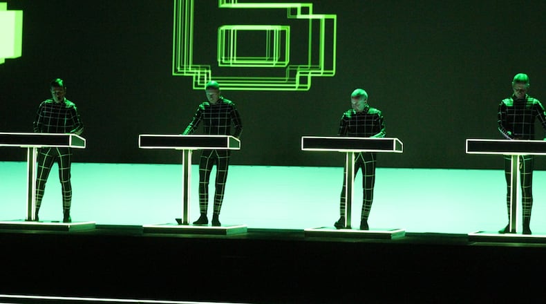 Kraftwerk performs in Atlanta for the first time in 40 years at Cobb Energy Performing Arts Center on Sept. 6. 2016. Photo: Melissa Ruggier/AJC