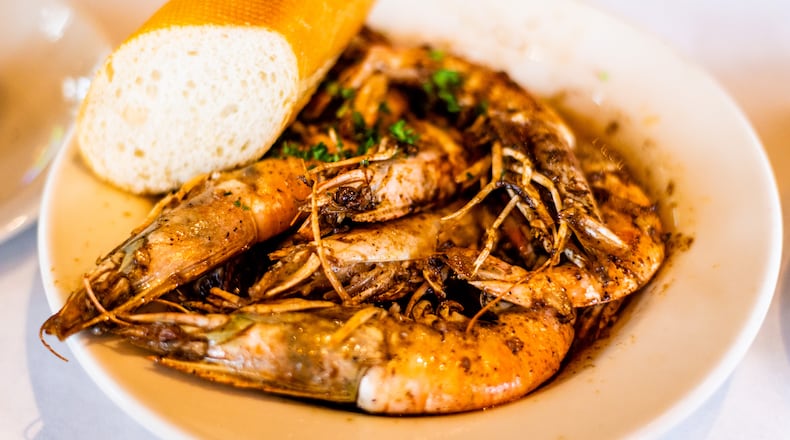 Joey D's Oak Room New Orleans Spicy Shrimp.
Henri Hollis for The Atlanta Journal-Constitution