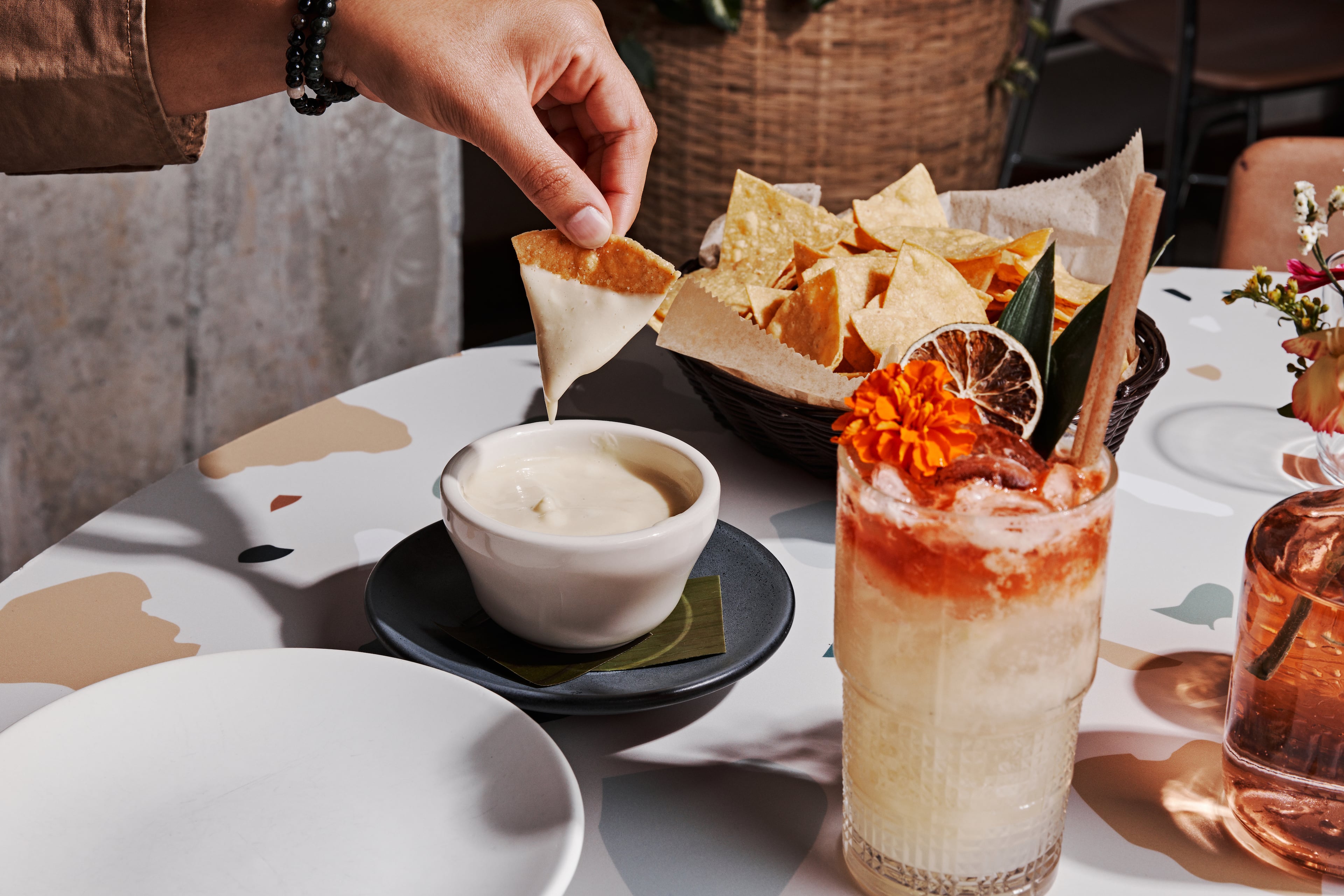La Semilla's plant-based queso blanco is a textural miracle with a secret recipe. (Courtesy of Andrew Thomas Lee/La Semilla)