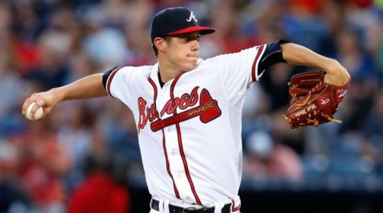Braves rookie Matt Wisler (above) makes his sixth major league start Monday, facing former Brave Brandon Beachy, who'll make his second start for the Dodgers after coming back from a second Tommy John surgery. (Getty Images)