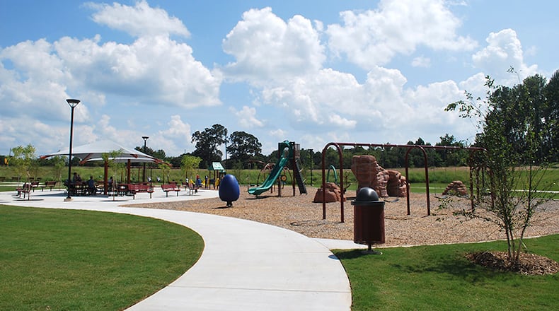 Cherokee Veterans Park in Canton will be the future home of the L.B. Ahrens Recreation Center. County commissioners have awarded a $444,000 contract to have an architectural firm draw up construction plans for the project. CHEROKEE RECREATION & PARKS AGENCY