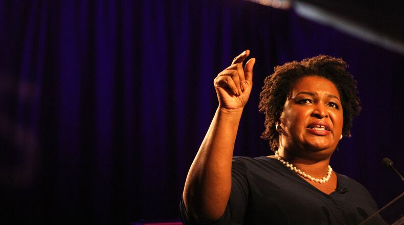 Stacey Abrams, a Democratic candidate for governor. (Chad Rhym, Chad.Rhym@ajc.com)