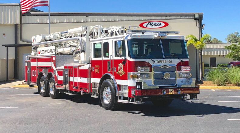 For about $1.3 million, the city will spend money from the 2022 and 2011 SPLOST to pay for the city's new firetruck. (Courtesy of Austell)