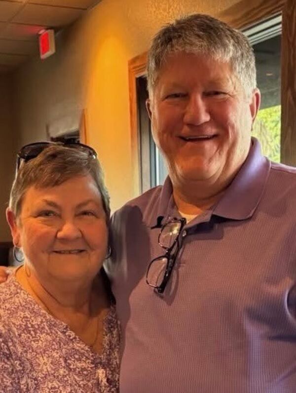 Growing up in metro Atlanta, Dave Marler (right) became a soccer devotee as a child and had hoped to attend a World Cup game this summer but was discouraged by ticket prices. After reading about his situation in an Atlanta Journal-Constitution column, Atlanta sports marketing executive Vince Thompson offered to buy tickets for the LaGrange resident and Marie, his wife of nearly 22 years. (Courtesy of Dave Marler)