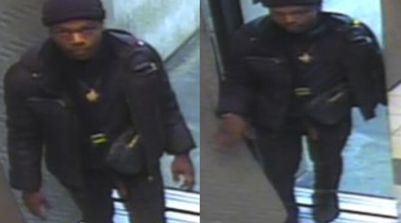 Atlanta police said this man stole a car from a Midtown high-rise parking deck.