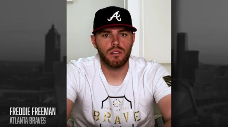Freddie Freeman of the Braves.
