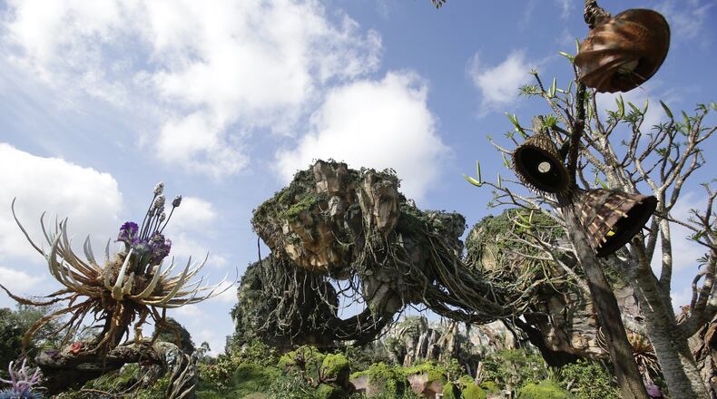 Pandora — The World of Avatar attraction is now open in Disney’s Animal Kingdom theme park at Walt Disney World in Orlando. It’s based on James Cameron’s 2009 movie. AP PHOTO / JOHN RAOUX