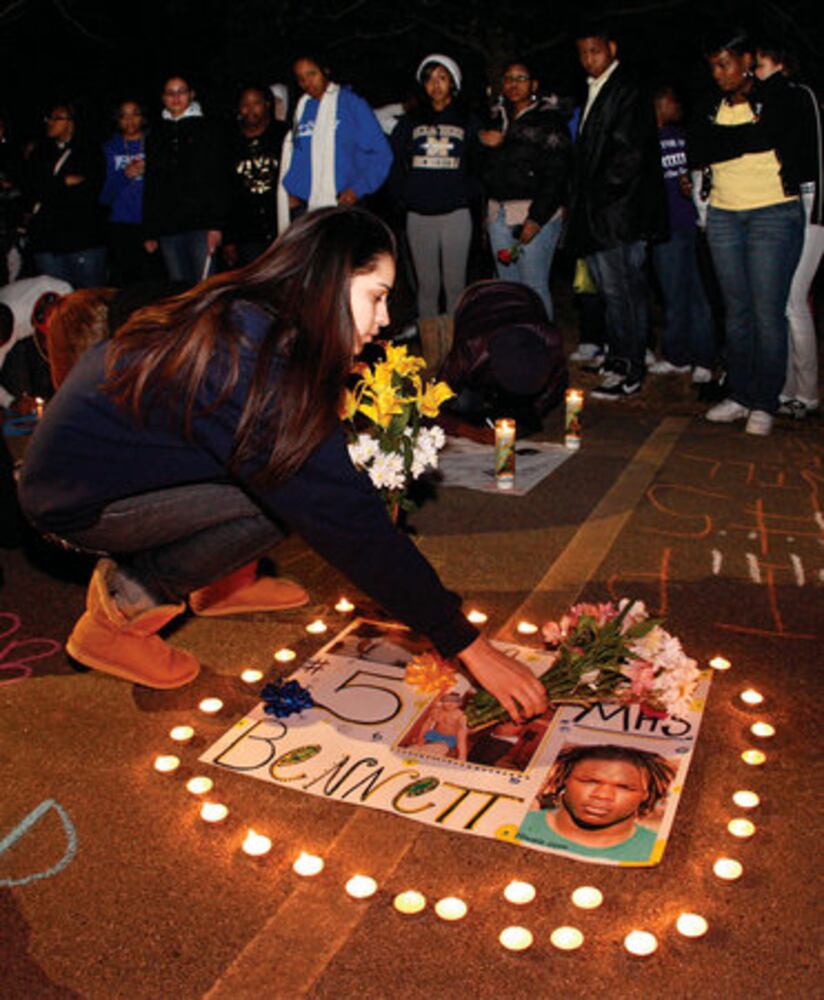 Vanderbilt recruit mourned at vigil