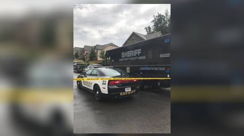 A man was barricaded inside his Forsyth County home with his daughter. (Credit: Forsyth County Sheriff's Office)