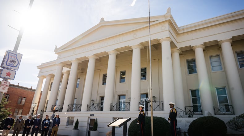 The Macon city council recently passed an ordinance to raise the Muscogee (Creek) flag over city hall every day, alongside the American flag and the Georgia state flag.