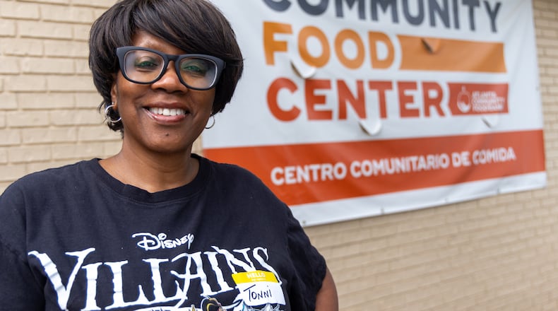 Portrait of Tonni Gillis, who volunteers at the Atlanta Community Food Bank on Tara Boulevard in Jonesboro five days a week. Gillis is one of those truly dedicated volunteers, working for the community food bank at one of its centers every day it's open and she's been doing that for more than a year. PHIL SKINNER FOR THE ATLANTA JOURNAL-CONSTITUTION