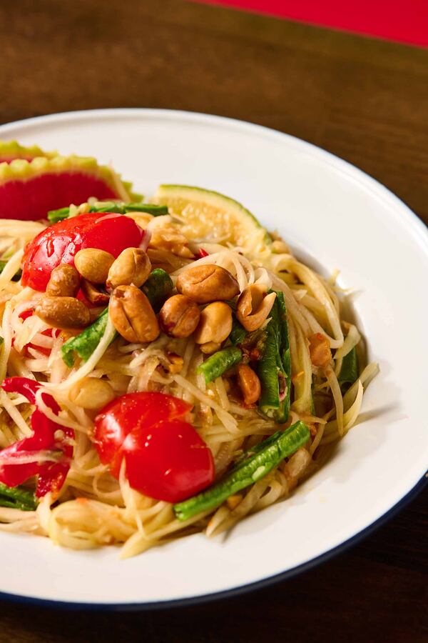 Papaya salad at Terminal 26.