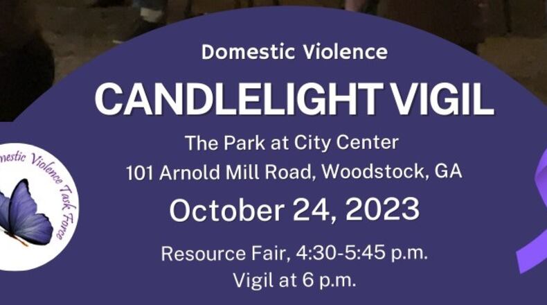 Tina's Cat Run 5K on Oct. 21 and a Domestic Violence Vigil on Oct. 24 will bring awareness to domestic violence help available in Cherokee County. (Courtesy of Cherokee County Domestic Violence Task Force)