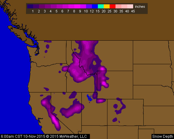 Northwest Snow Depth