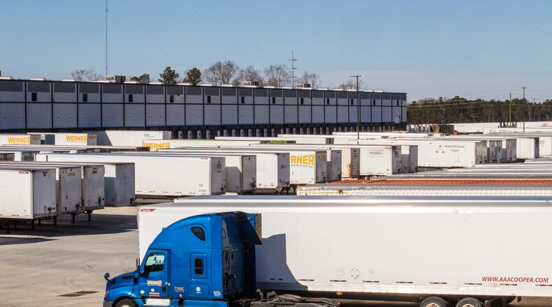 Warehousing is a growing segment in metro Atlanta's economy. Ryder System is building out a new distribution center in Locust Grove in Henry County. (file photo) (Jenni Girtman for The Atlanta Journal-Constitution)