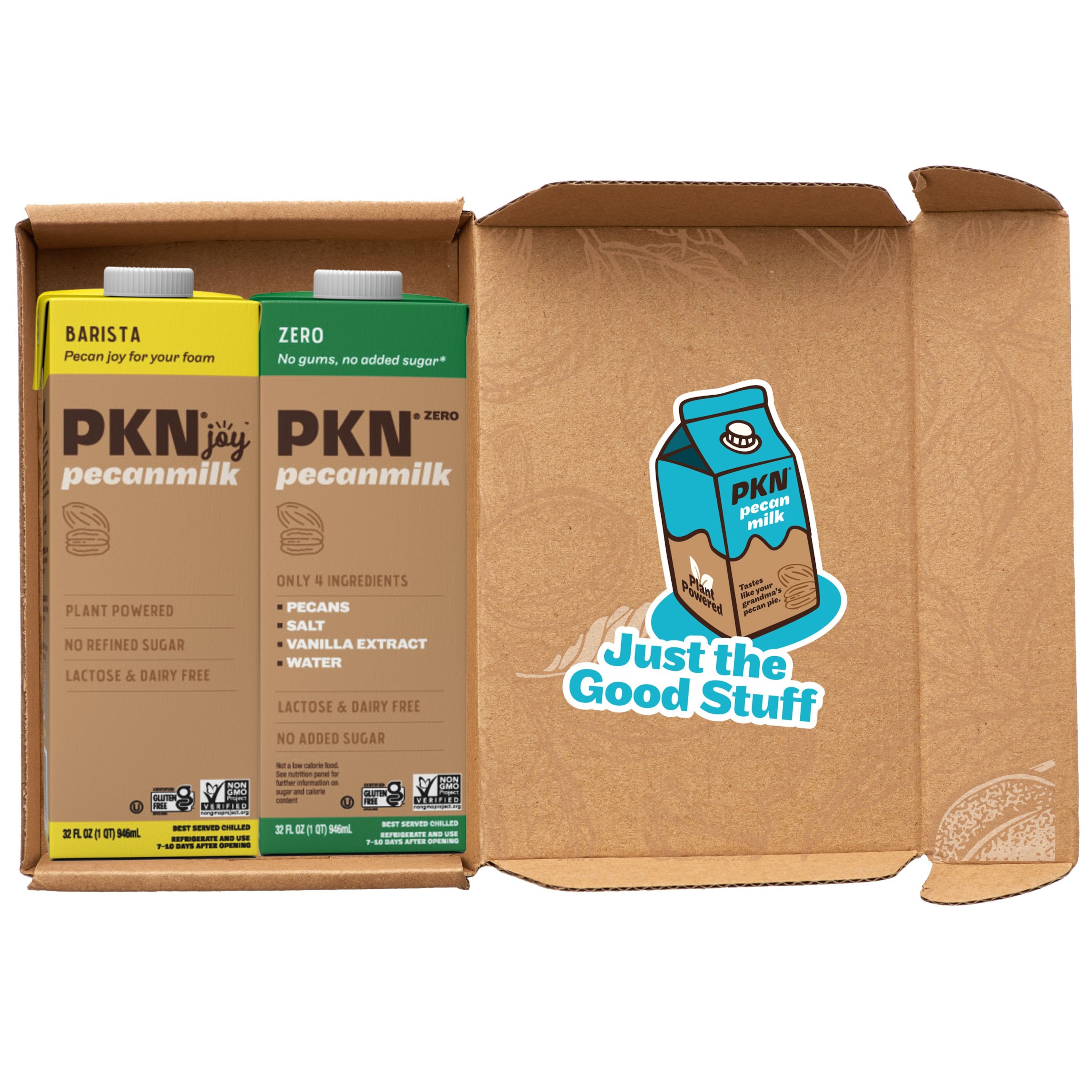 PKN has turned our favorite nut into several varieties of dairy-free pecan milk. (Courtesy of PKN)