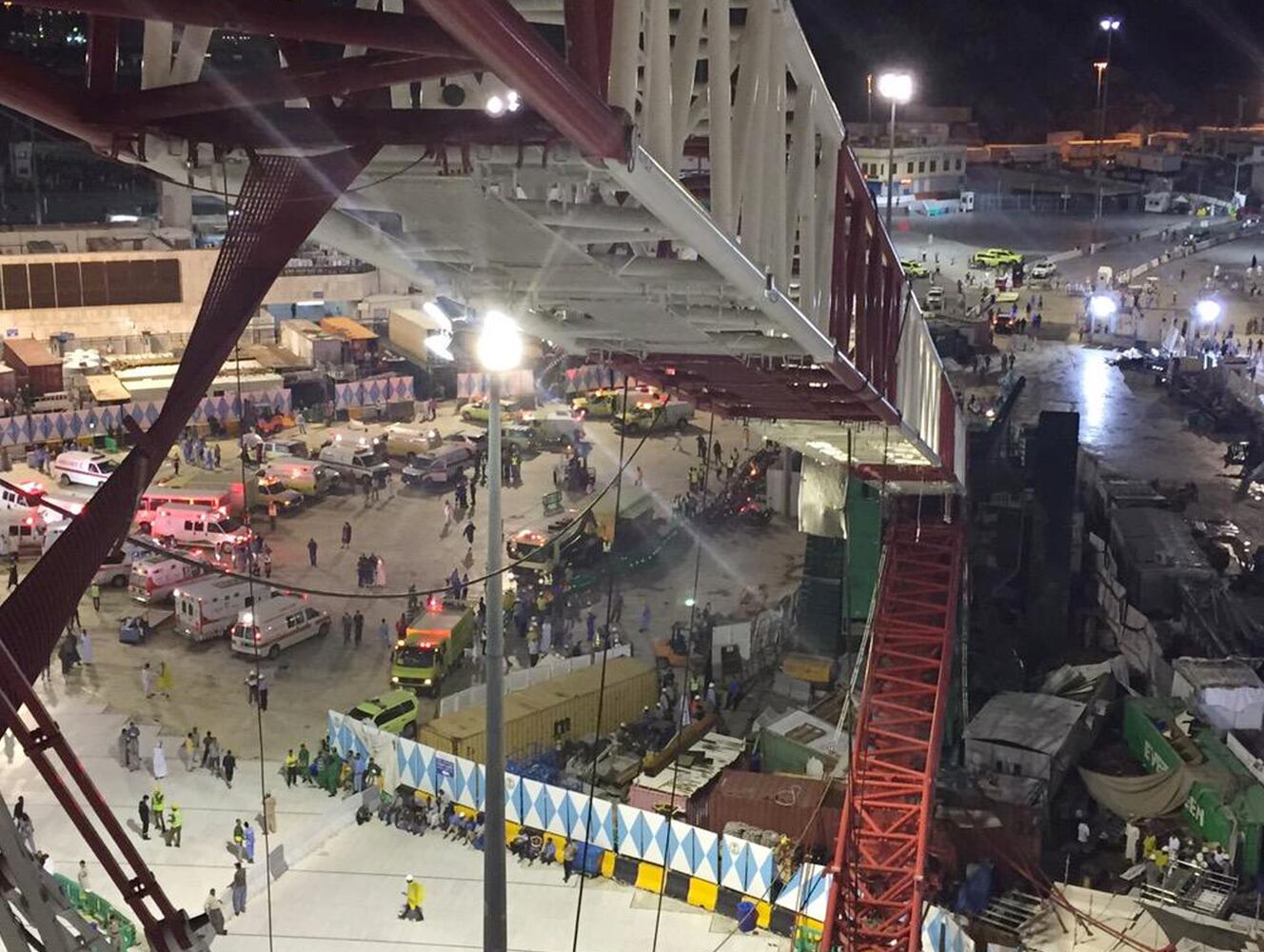 Saudi crane collapse