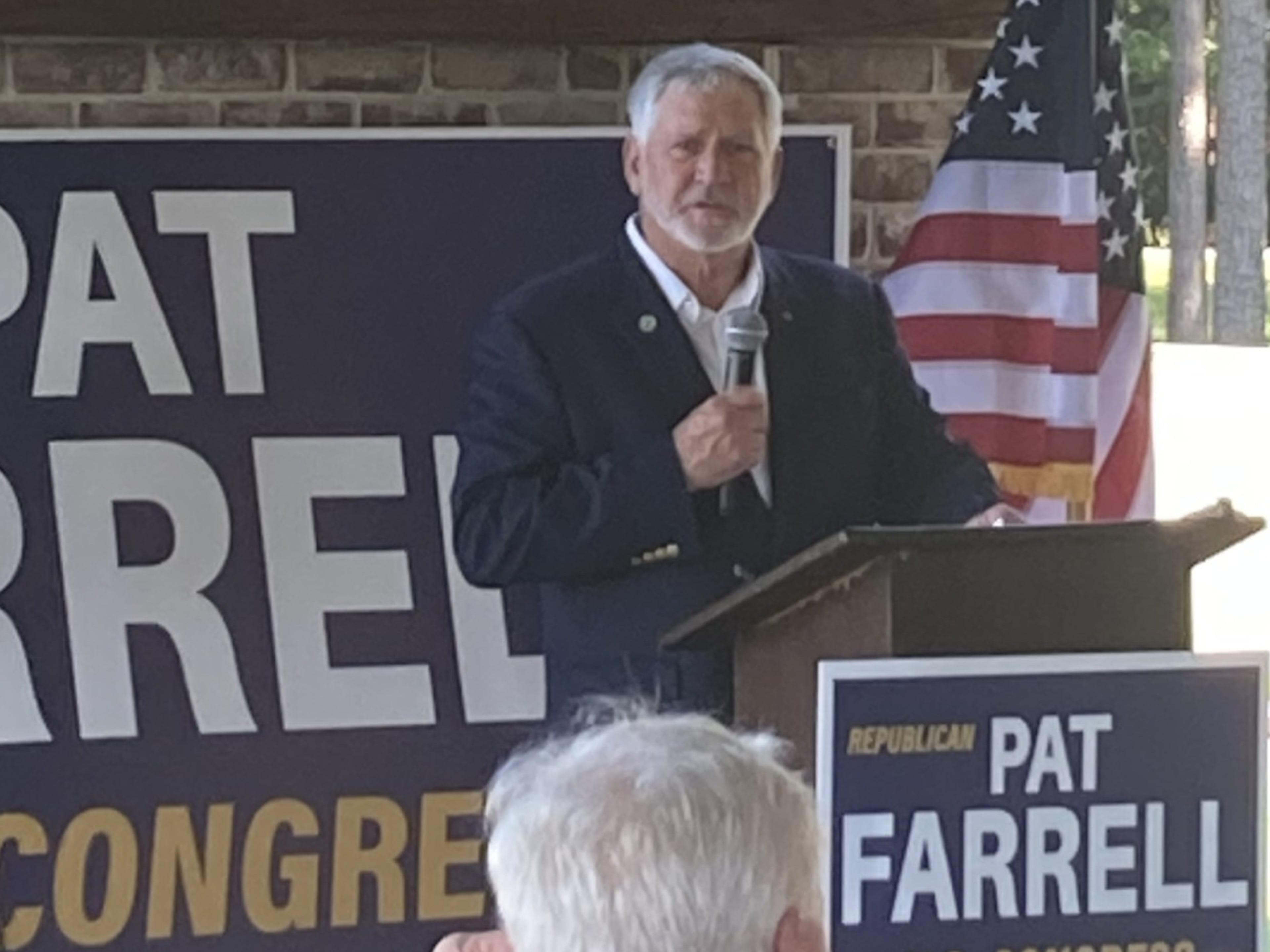 Pat Farrell, a Chatham County commissioner, launched a campaign for coastal Georgia's U.S. House seat on Tuesday. The incumbent, U.S. Rep. Buddy Carter, is running for the U.S. Senate.
