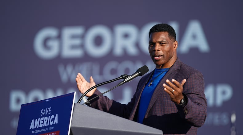 Republican U.S. Senate candidate Herschel Walker held a commanding lead in an Atlanta Journal-Constitution poll at 66%, with none of his GOP rivals in double digits. (Sean Rayford/Getty Images/TNS)