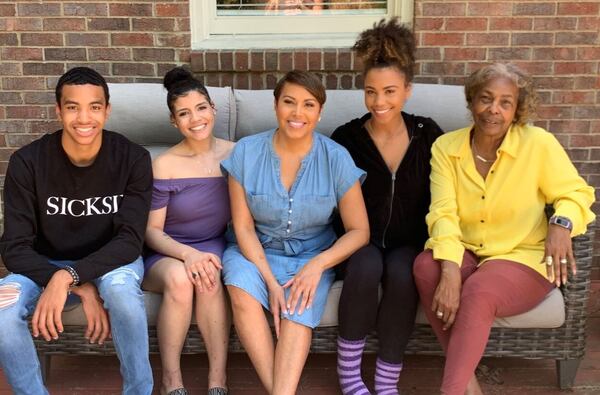 Channel 2's Jovita Moore and her family. (Courtesy)