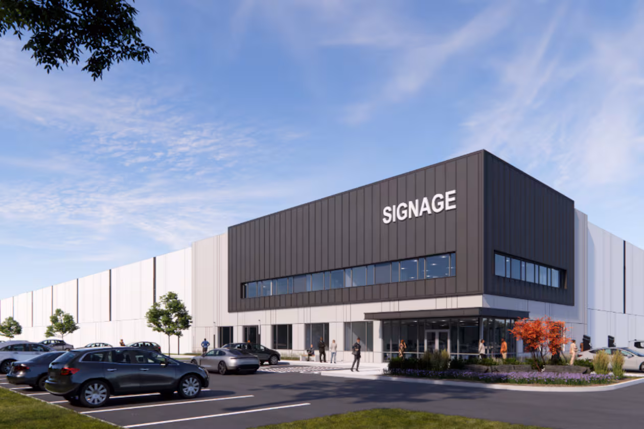 This rendering shows Project Mapco, an industrial project being developed by KMT Partners in the city of South Fulton. (Courtesy of KMT Partners)