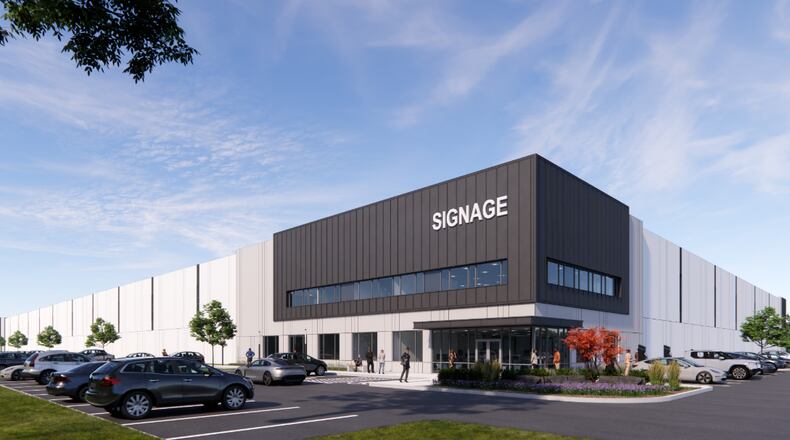 This rendering shows Project Mapco, an industrial project being developed by KMT Partners in the city of South Fulton. (Courtesy of KMT Partners)
