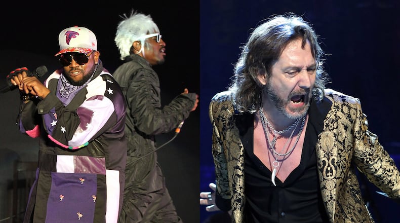The Rock & Roll Hall of Fame 2025 nomination class includes two Atlanta acts: Outkast and the Black Crowes. (Robb Cohen for the AJC)