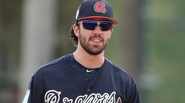 Plenty of attention will again be focused on Dansby Swanson, only this time it’ll be to see whether the Braves shorstop can bounce back from a disappointing rookie season and remain a big part of the team’s future plans. (Curtis Compton/ccompton@ajc.com)