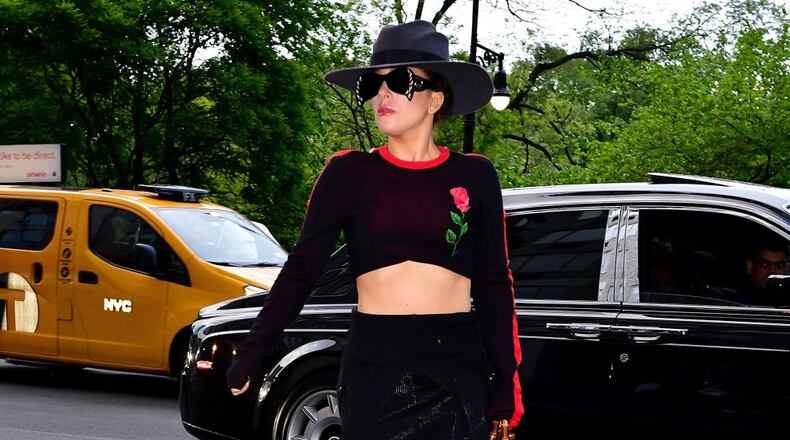 Lady Gaga wore a more traditional outfit than this one when she spent a day as a substitute teacher in Hollywood.