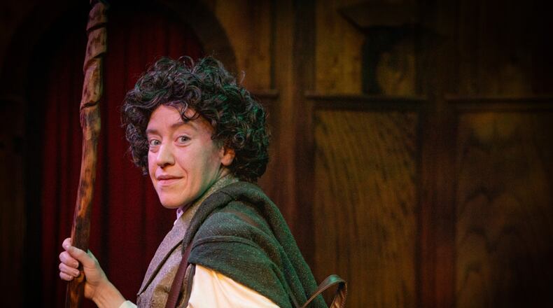 Atlanta Shakespeare Company presents “The Hobbit,” with Mary Ruth Ralston as Bilbo, based on the J.R.R. Tolkien novel, from Thursday, June 4, through Sunday, June 28. (Courtesy of Shakespeare Tavern Playhouse/Jeff Watkins)