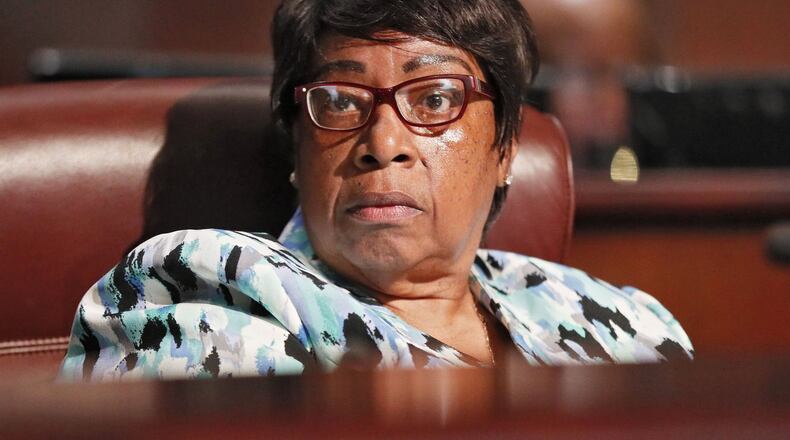 Atlanta City Council member Natalyn Archibong is chair of the Community Development/Human Services committee that met Thursday to discuss problems with a city-run program that may lead 250 people with AIDS and HIV to become homeless. She called the issue “a crisis.” BOB ANDRES / BANDRES@AJC.COM