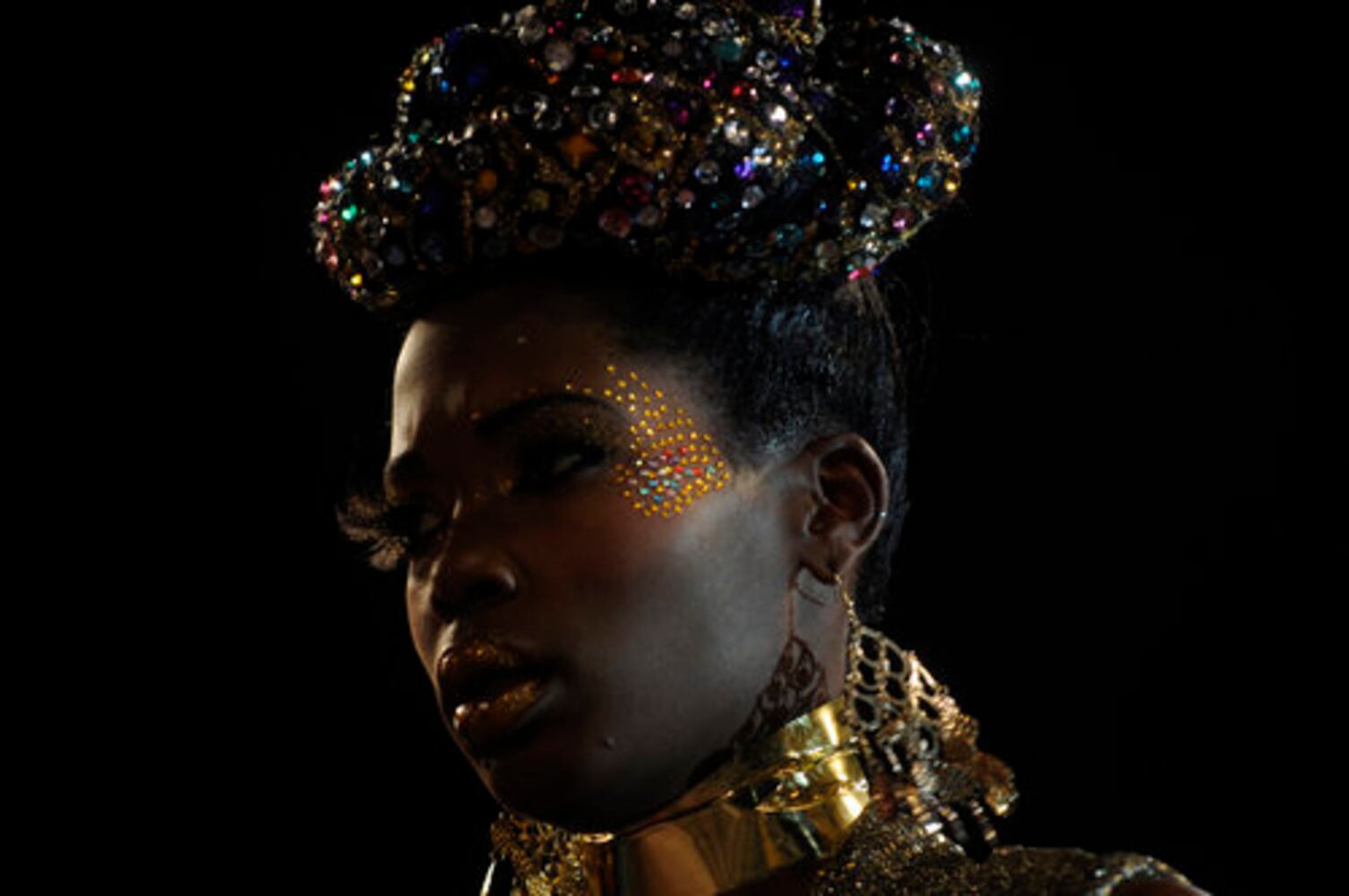 Hair-styling competition at Bronner Bros. show